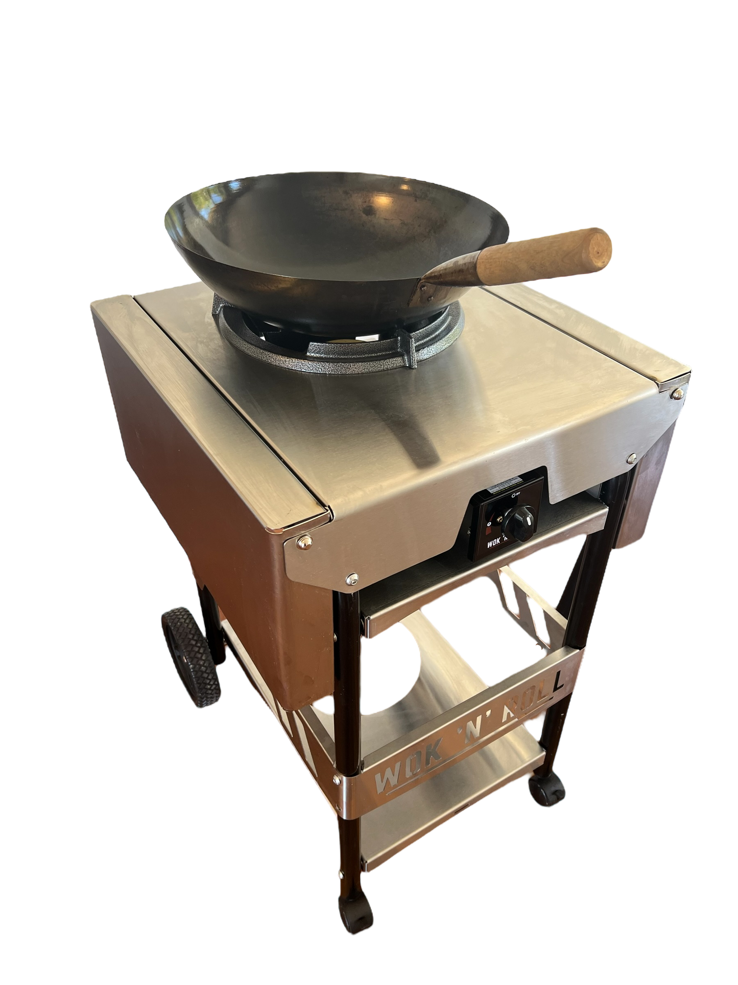 Wok 400mm Wooden Handle